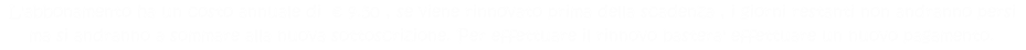 L'abbonamento ha un costo annuale di  € 9.50 , se viene rinnovato prima della scadenza , i giorni restanti non andranno persi ma si andranno a sommare alla nuova sottoscrizione. Per effettuare il rinnovo bastera' effettuare un nuovo pagamento. 